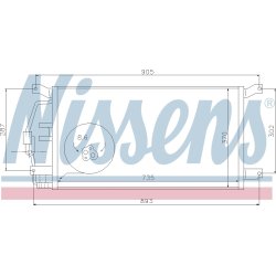Condenser NISSENS 94797 OE Ref 10339103