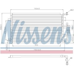Condenser NISSENS 94846 OE Ref 52494197