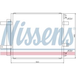 Condenser NISSENS 94866 OE Ref C2C12578