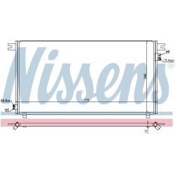 Condenser NISSENS 94878 OE Ref 92110-VB010 NISSENS