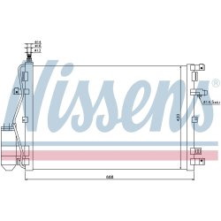 Condenser NISSENS 94937 OE Ref 8683523 NISSENS