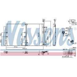 Condenser NISSENS 94977 OE Ref 20759648 NISSENS