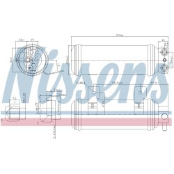Dryer Dehumidifier NISSENS 95057 OE Ref 1618 139 NISSENS
