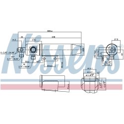 Dryer Dehumidifier NISSENS 95107 OE Ref 000 830 29 83 NISSENS