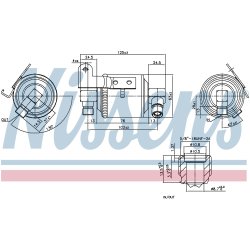 Dryer Dehumidifier NISSENS 95109 OE Ref 6455W1 NISSENS