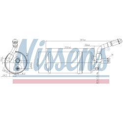 Dryer Dehumidifier NISSENS 95129 OE Ref 1063920 NISSENS