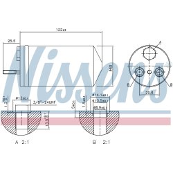 Dryer Dehumidifier NISSENS 95138 OE Ref 96512885 NISSENS