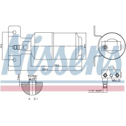 Dryer Dehumidifier NISSENS 95169 OE Ref 7230473 NISSENS