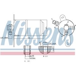 Dryer Dehumidifier NISSENS 95184 OE Ref A2108300483 NISSENS