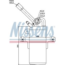 Dryer Dehumidifier NISSENS 95213 OE Ref 1107450 NISSENS