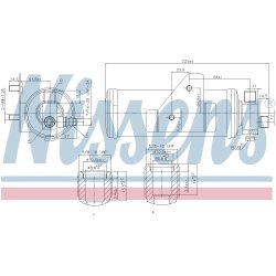Dryer Dehumidifier NISSENS 95223 OE Ref AWR 1374 NISSENS
