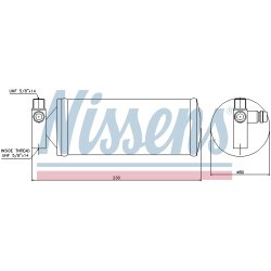 Dryer Dehumidifier NISSENS 95257 OE Ref 20490945 NISSENS