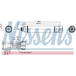 Dryer Dehumidifier NISSENS 95336 OE Ref JRJ100410 NISSENS