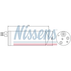 Dryer Dehumidifier NISSENS 95363 OE Ref 4401 618 NISSENS