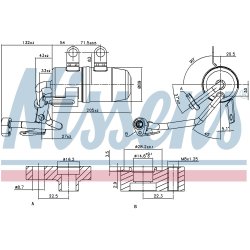 Dryer Dehumidifier NISSENS 95384 OE Ref 30661742 NISSENS