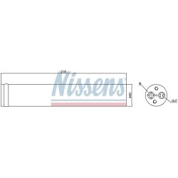 Dryer Dehumidifier NISSENS 95426 OE Ref MR500038 NISSENS