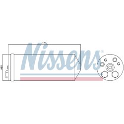 Dryer Dehumidifier NISSENS 95430 OE Ref B01C61500A