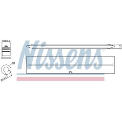 Dryer Dehumidifier NISSENS 95450 OE Ref 8K0.298.403 A NISSENS