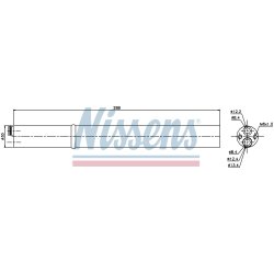 Dryer Dehumidifier NISSENS 95451 OE Ref 8K0298403B NISSENS