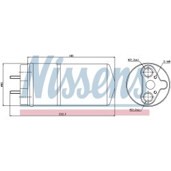 Dryer Dehumidifier NISSENS 95462 OE Ref 4416936 NISSENS