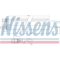 Dryer Dehumidifier NISSENS 95465 OE Ref 4H0298403 NISSENS