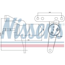 Dryer Dehumidifier NISSENS 95471 OE Ref 77 00 436 061 NISSENS