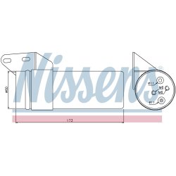 Dryer Dehumidifier NISSENS 95476 OE Ref 6001548601 NISSENS
