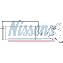 Dryer Dehumidifier NISSENS 95477 OE Ref 46804655 NISSENS