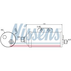 Dryer Dehumidifier NISSENS 95482 OE Ref 97801-38001 NISSENS