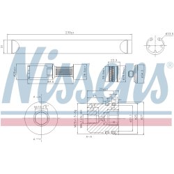 Dryer Dehumidifier NISSENS 95490 OE Ref 5M0298403 NISSENS