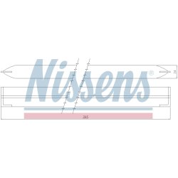 Dryer Dehumidifier NISSENS 95500 OE Ref 7G9119B691AA NISSENS