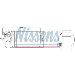Dryer Dehumidifier NISSENS 95517 OE Ref 31274799 NISSENS