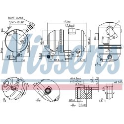 Dryer Dehumidifier NISSENS 95520 OE Ref 1772730 NISSENS