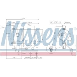 Dryer Dehumidifier NISSENS 95521 OE Ref 5010418750 NISSENS