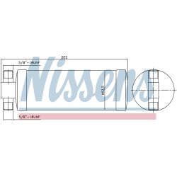 Dryer Dehumidifier NISSENS 95626 OE Ref 1782912 NISSENS