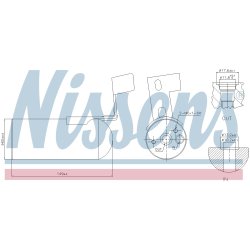 Dryer Dehumidifier NISSENS 95767 OE Ref 68031865AA NISSENS