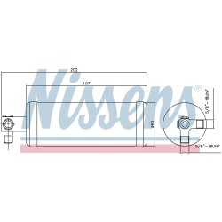 Dryer Dehumidifier NISSENS 95980 OE Ref 96457394300