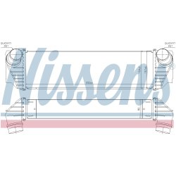 Intercooler NISSENS 96100 OE Ref 7812016 NISSENS