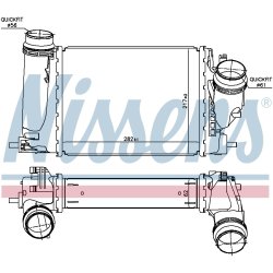 Intercooler NISSENS 961121 OE Ref 144614EB1A NISSENS