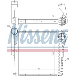 Intercooler NISSENS 961153 OE Ref 5001873744