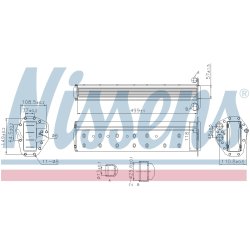 Intercooler NISSENS 961227 OE Ref 72344084