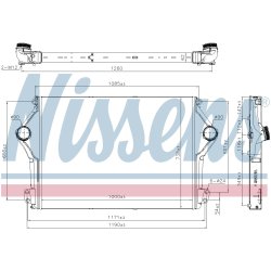 Intercooler NISSENS 961262 OE Ref 2433149