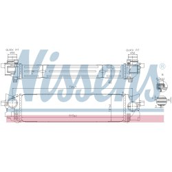 Intercooler NISSENS 961265 OE Ref 31410892