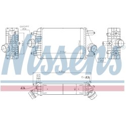 Intercooler NISSENS 961303 OE Ref 99111064073
