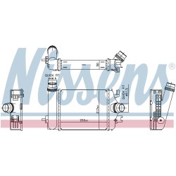 Intercooler NISSENS 961313 OE Ref 144966668R