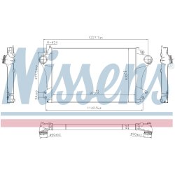 Intercooler NISSENS 961324 OE Ref 2587826