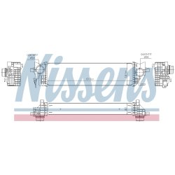 Intercooler NISSENS 96133 OE Ref 31338306 NISSENS