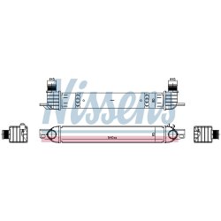 Intercooler NISSENS 961336 OE Ref 52003730