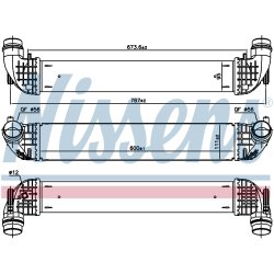 Intercooler NISSENS 96140 OE Ref 39109103 NISSENS