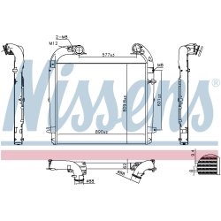 Intercooler NISSENS 961439 OE Ref 1902444